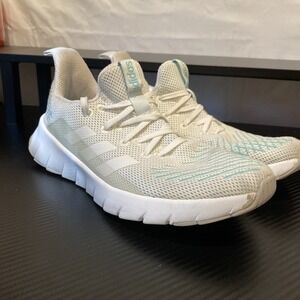 Adidas Shoes Womens 9 ‎ White Asweego Running Jogging Sneakers Athletic